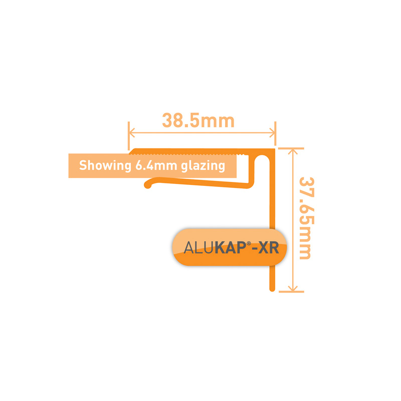 Alukap-XR Sheet End Stop Bar for Axiome Sheets