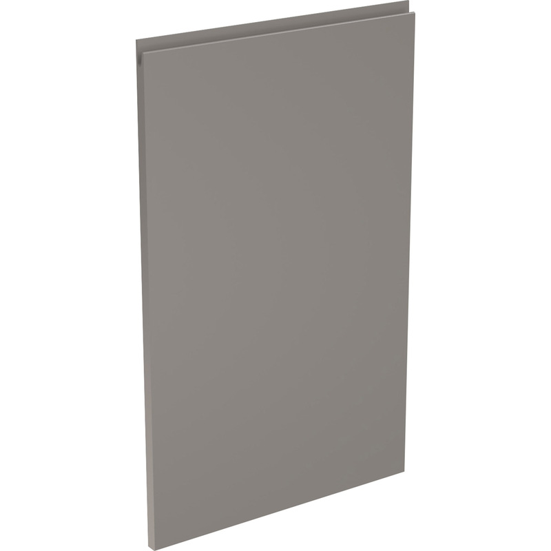 Kitchen Kit Flatpack J-Pull Appliance Door Super Gloss Dust Grey
