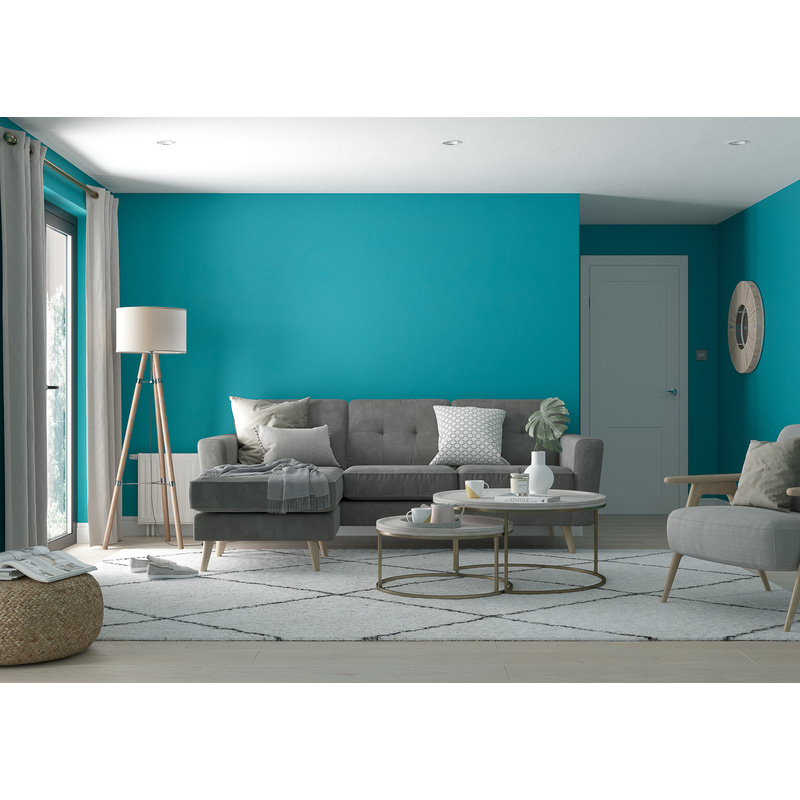 teal touch dulux bedroom