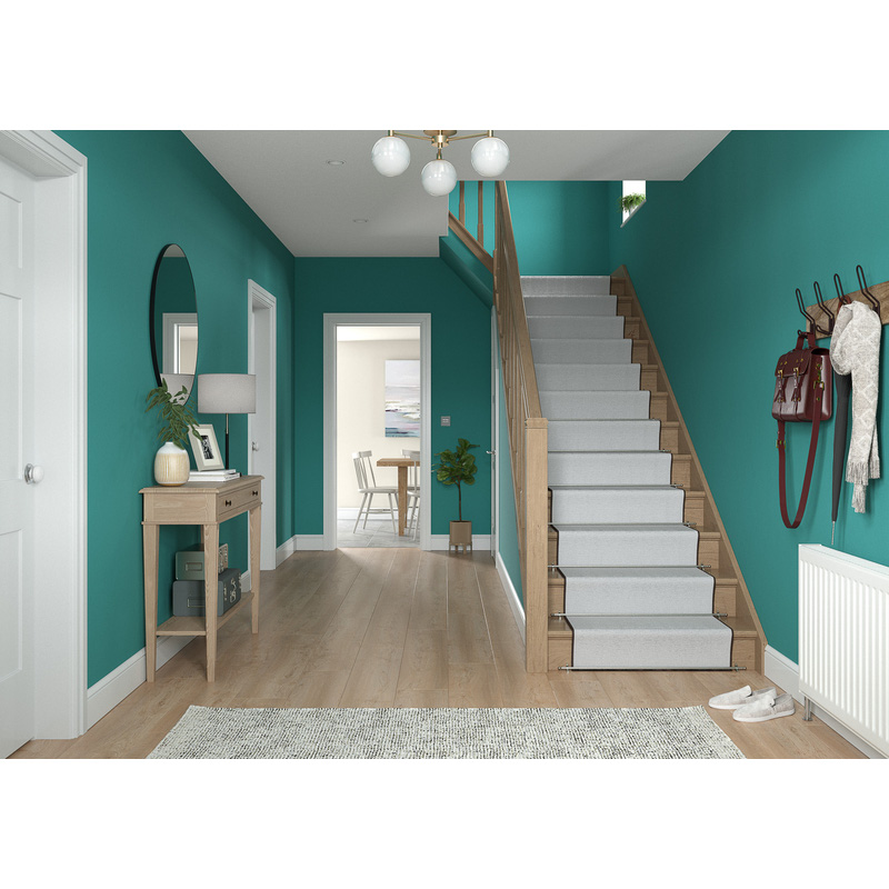 dulux teal emulsion paint