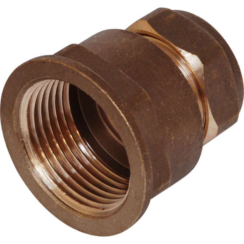 Compression Coupler Female 22mm X 1 Toolstation
