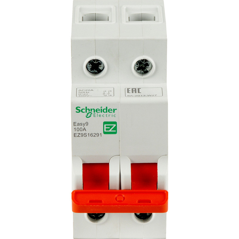 Schneider Easy9 DP Switch Disconnector 100A DP Switch