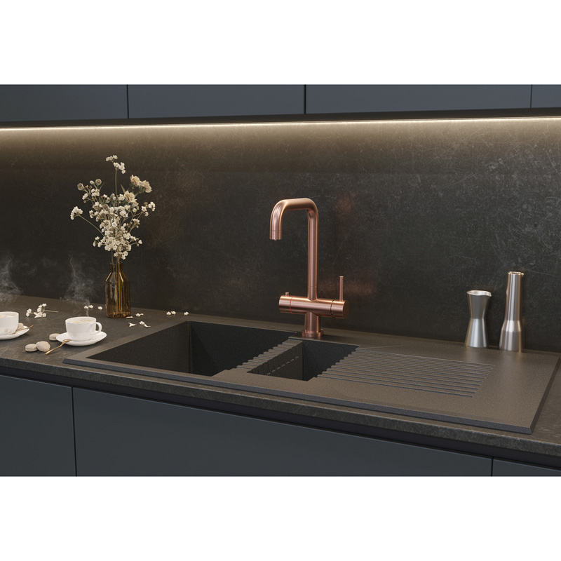 Reginox Tekno Reversible Composite Kitchen Sink & Drainer 1.5 Bowl