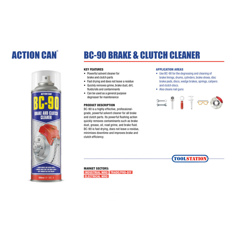 Action Can BC-90 Solvent Cleaner