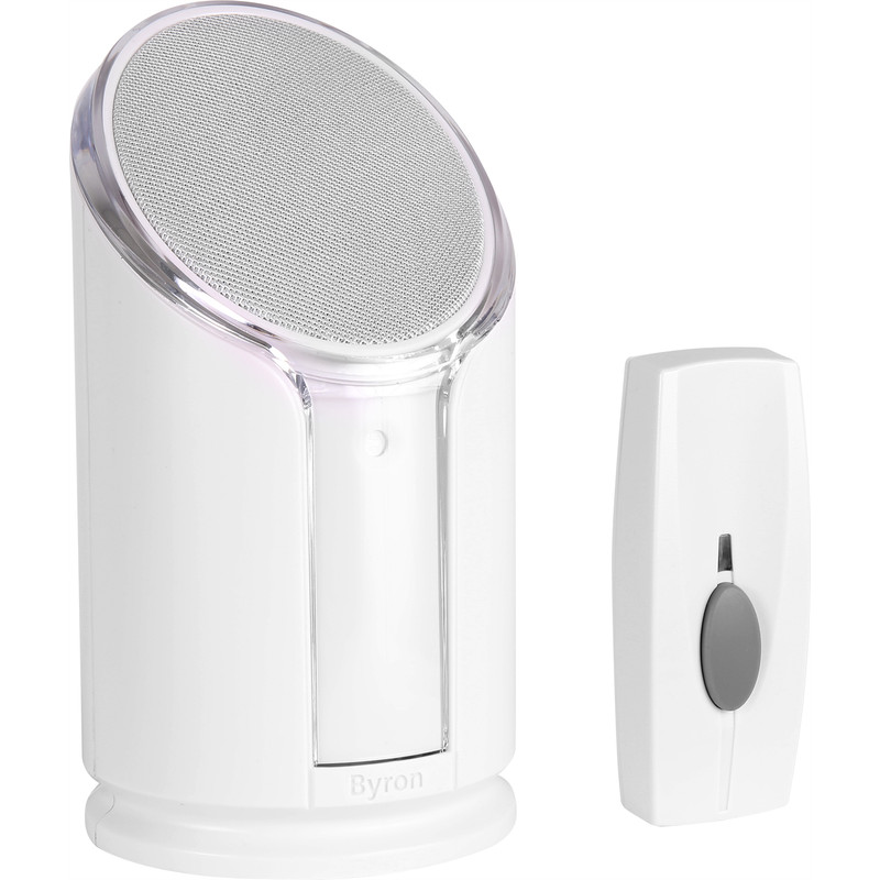 Byron Sentry Extra Loud Wireless Portable Door Chime Kit 100m