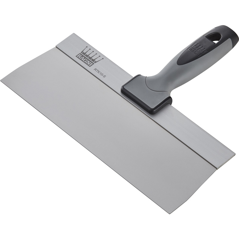 Ragni Stainless Steel Taping Knife 10" In Grey