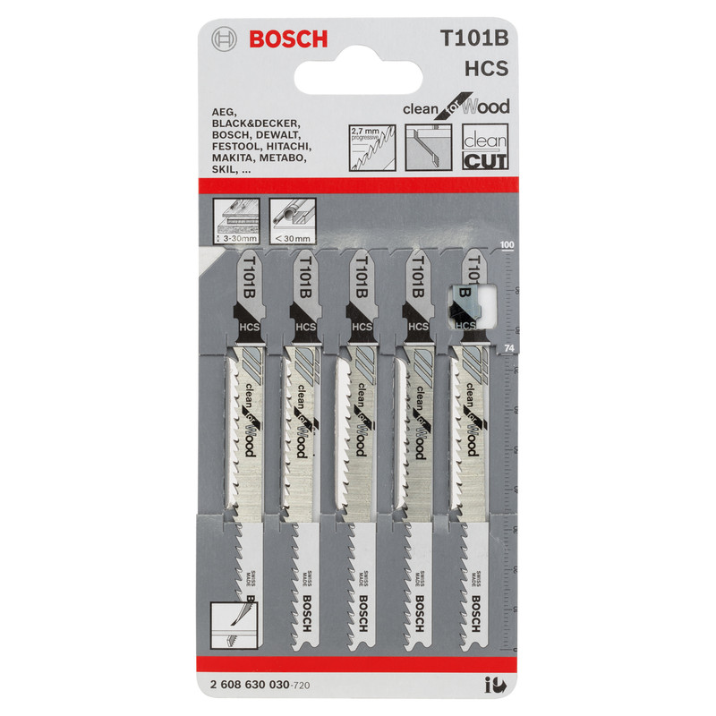 Bosch Bayonet Jigsaw Blade T101B