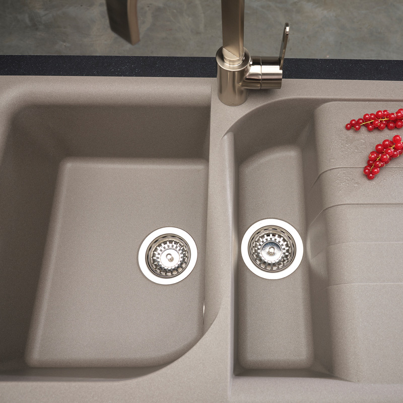 Reginox Ego Reversible Composite Kitchen Sink & Drainer 1.5 Bowl