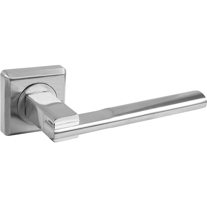 Details About Square Satin Nickel Door Handles Interior Privacy Lever Door Lock Knobs Bed Bath