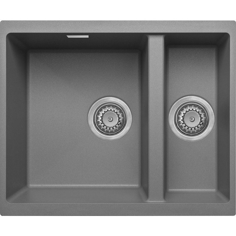 Granite Composite Undermount Kitchen Sink 1 5 Bowl Grey