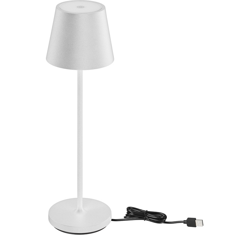 V-TAC IP54 LED USB Wireless Rechargeable Table Lamp 2W White 200lm