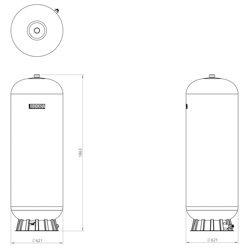 Salamander Accuboost Unpumped Accumulator Tank