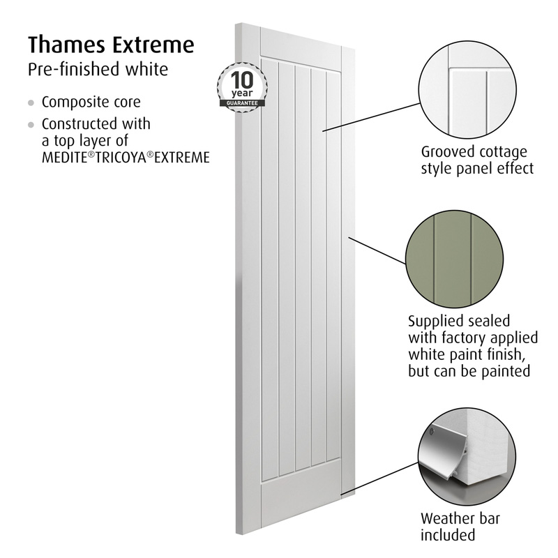 Thames Glazed Extreme External Door
