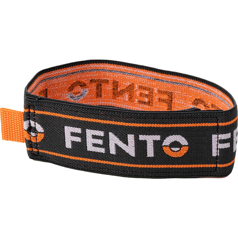 Fento Max Velcro Knee Pad Straps / (4 Pack) In Rubber Orange/Black