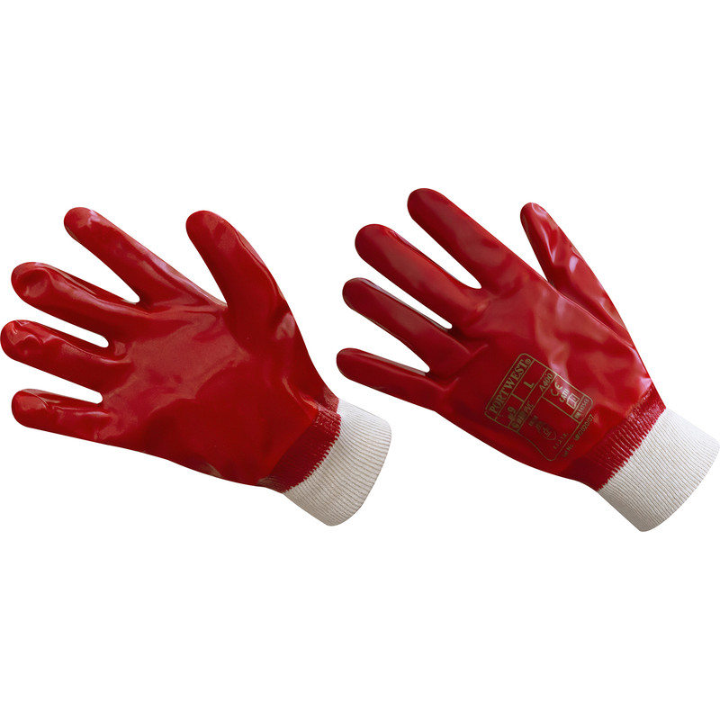 PVC Knit Wrist Gloves