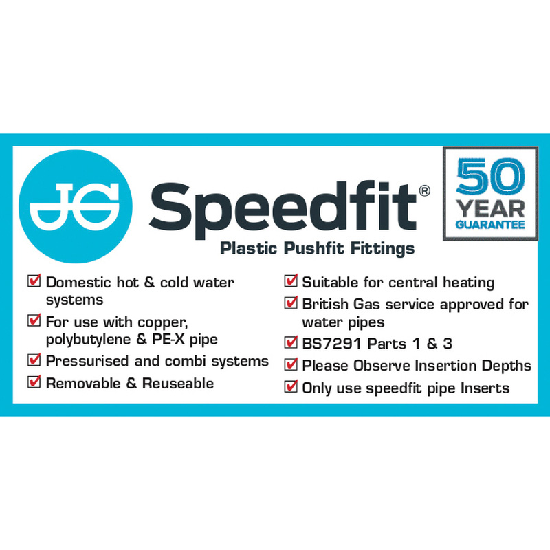 JG Speedfit Superseal Pipe Insert