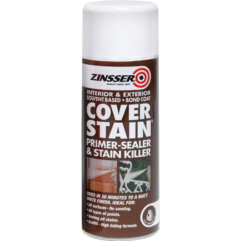 Zinsser Cover Stain Primer Sealer Spray Paint