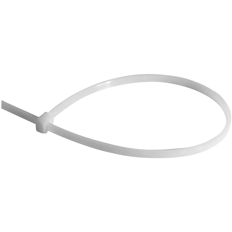 12" White/Natural x 100 4.8 x 300 Cable Ties