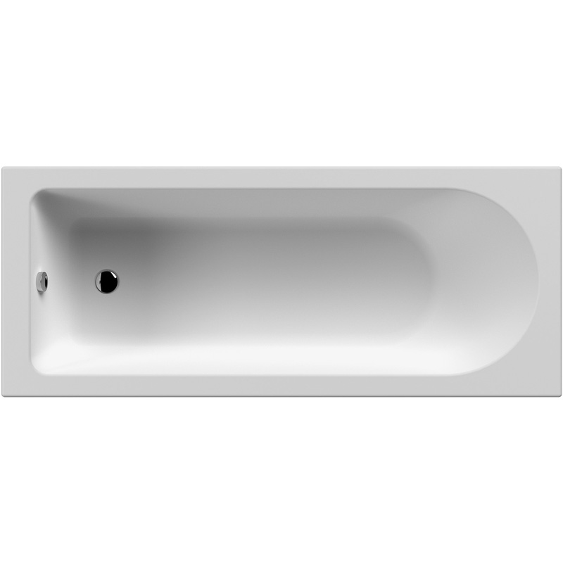 Nuie Barmby Single Ended Bath 1700Mm X 750Mm In White Acrylic