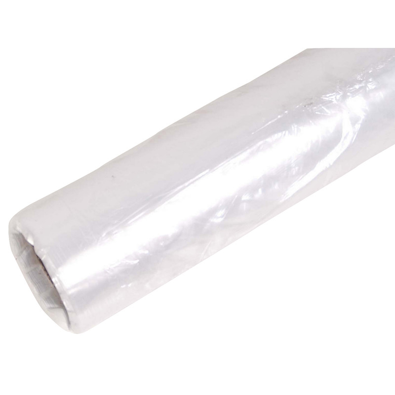 5 X ROLL CLEAR POLYTHENE DUST SHEET ROLL 2m X 50m DECORATING DUST COVER NON CORE 