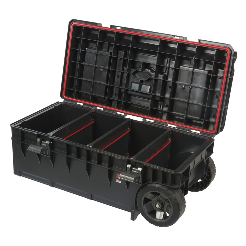 Trend Modular Storage Toolbox Wheeled with Clamping Rails