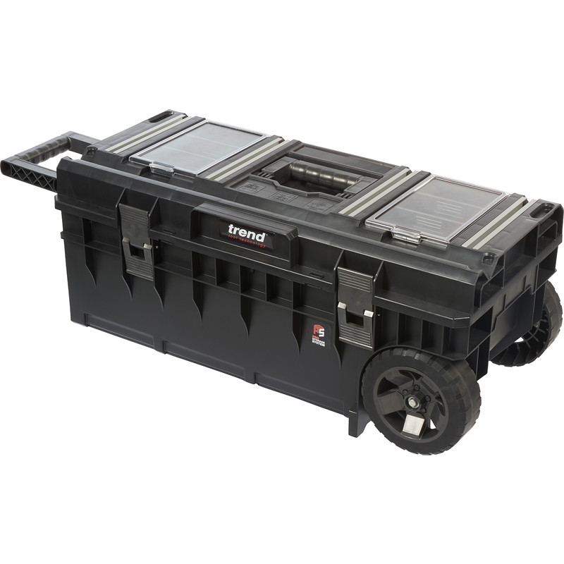 Trend Modular Storage Toolbox Wheeled with Clamping Rails