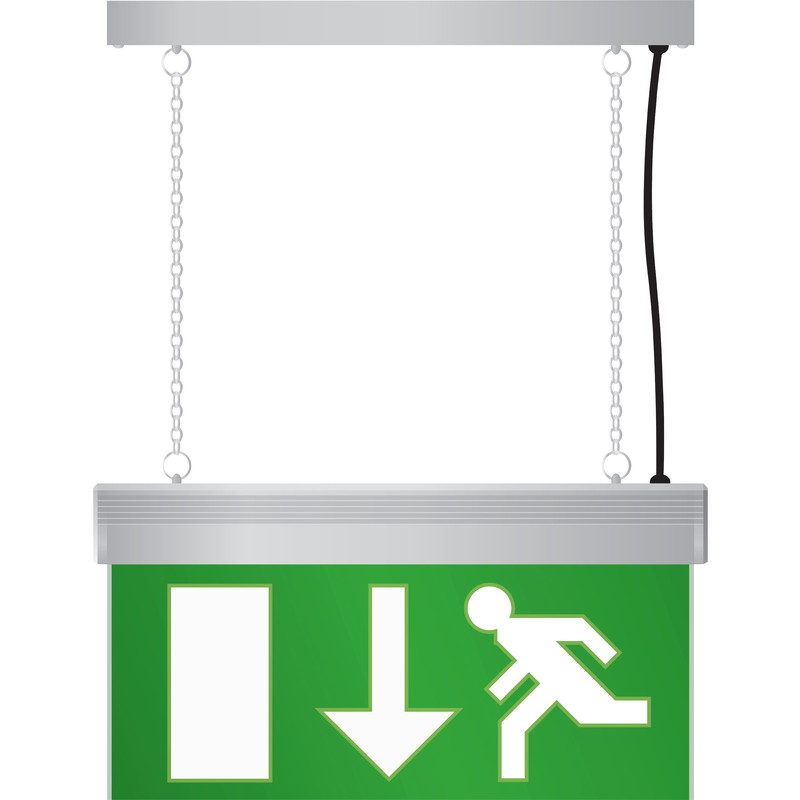 LED Emergency Exit Sign Light