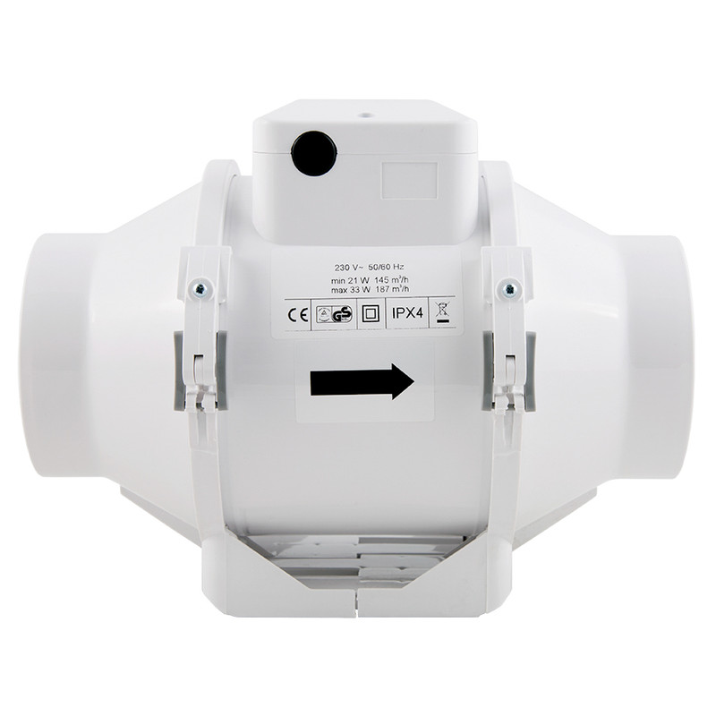 Xpelair XIMX100 In-line Mixed Flow Extractor Fan