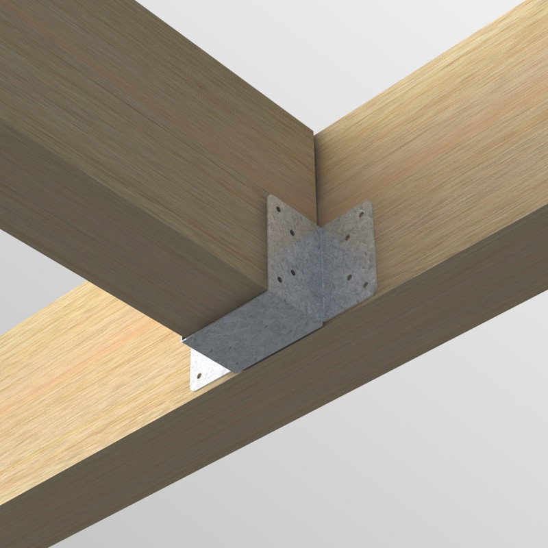20 x 47mm Mini Timber Joist Hangers Ideal For Decking Loft Roofing. 