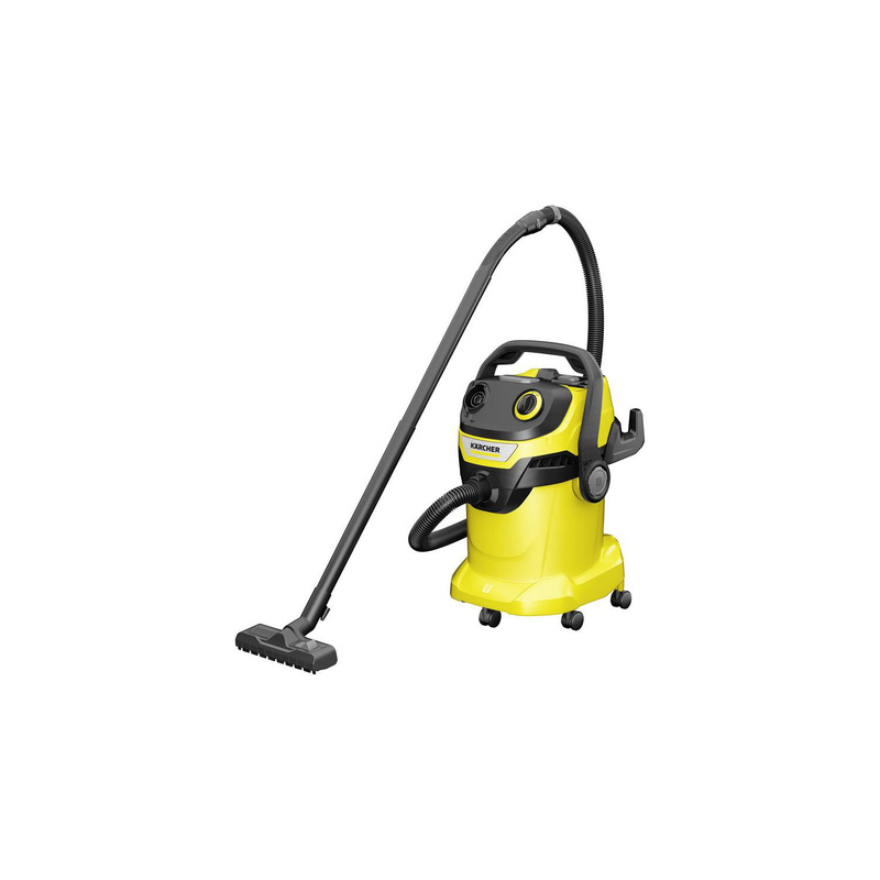 Karcher WD5 25 litre Wet and Dry Vacuum 1100W in Yellow Plastic