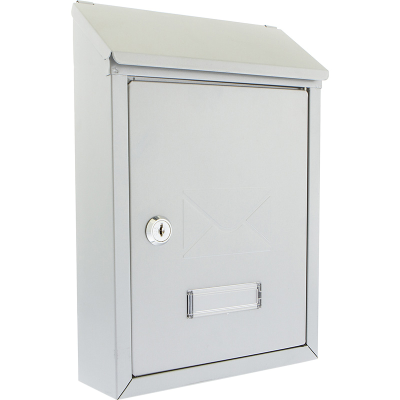 Burg-Wachter Avon Post Box Silver | Toolstation