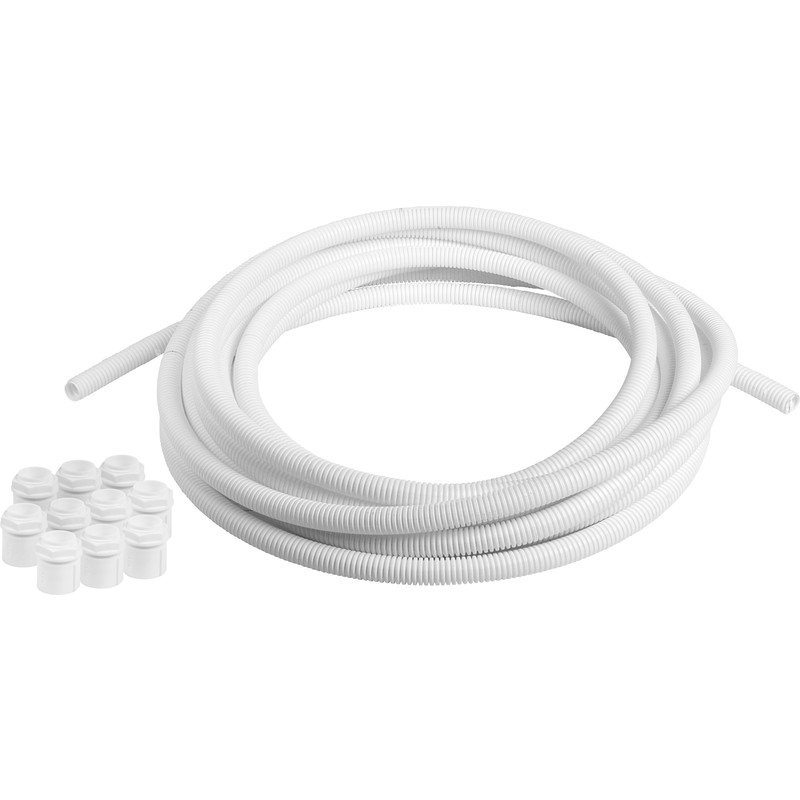 10 M with Adapters 25mm Economy Polypropylene Flexible Conduit