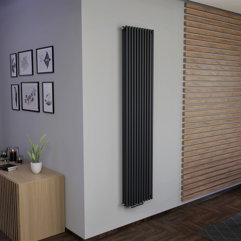 Ximax Kingston Duo Vertical Designer Radiator 1800 x 400mm 3818Btu ...