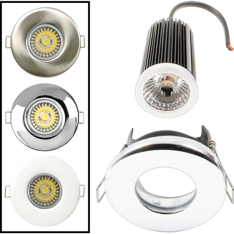 LED 9W Dimmable Fire Rated Downlight IP65