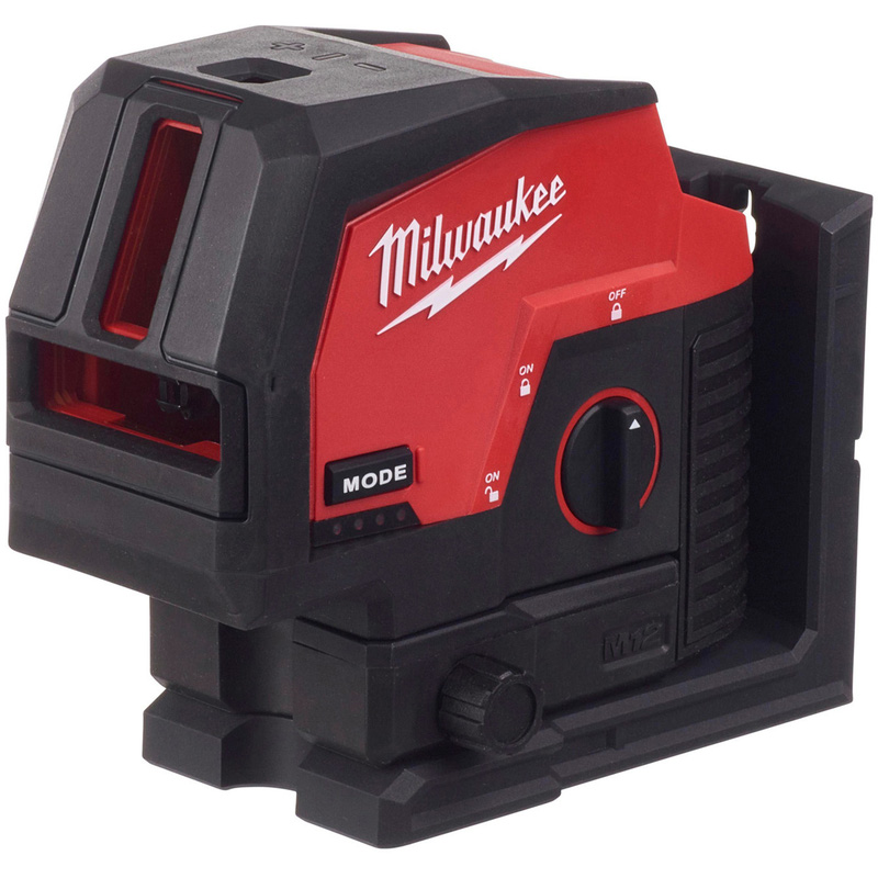 Milwaukee M12 Cross-Line Laser Level Body Only Steel Green