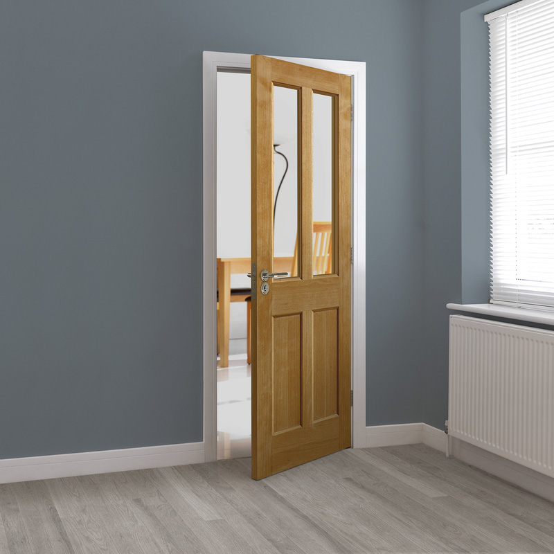 Severn Oak Glazed Internal Door U/F