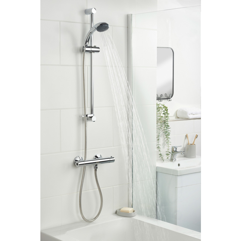 Bristan Zing Safe Touch Bar Mixer SM Kit Toolstation