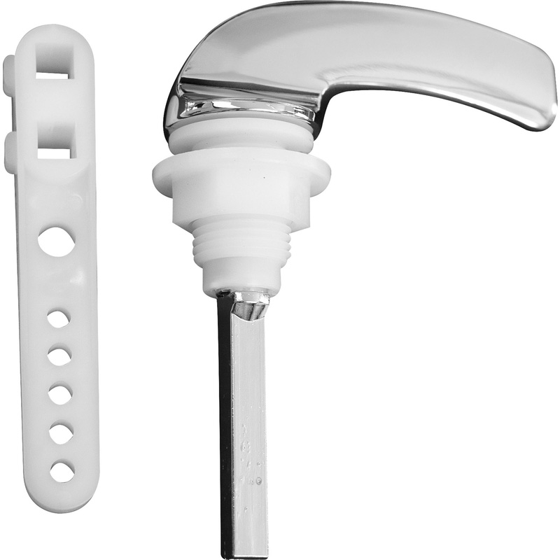 Toilet Flush Handle,Toilet Cistern Dual Flush Lever Handle Chrome