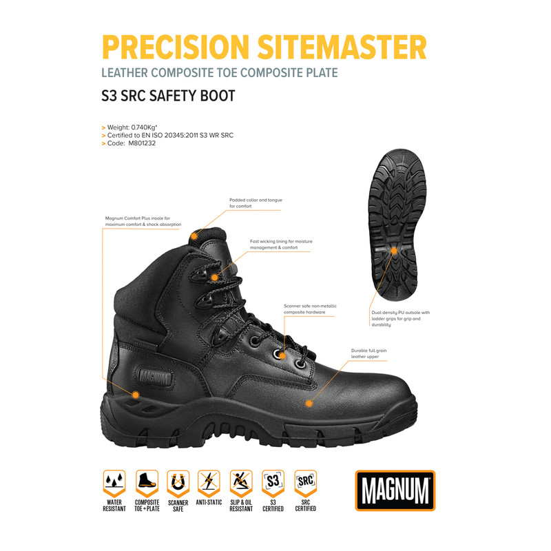 Magnum Sitemaster Waterproof Safety Boots