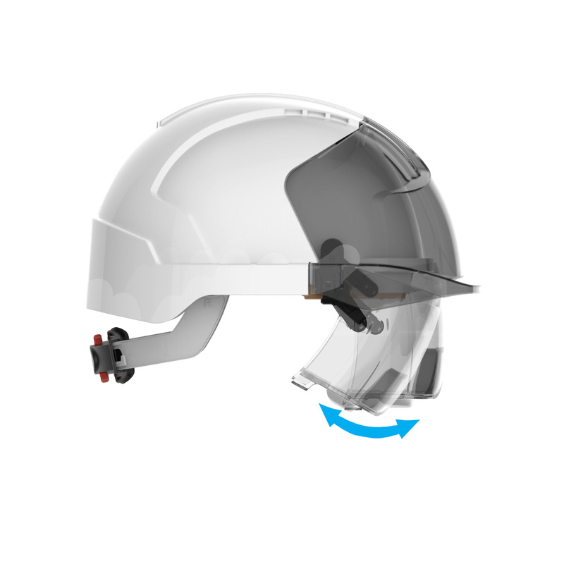 JSP EVO VISTAlens Safety Helmet with Integrated Eyewear