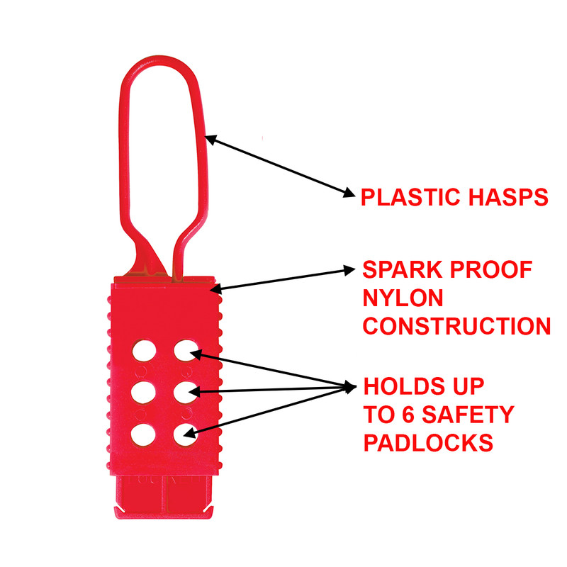 Master Lock Nylon Lockout Hasp