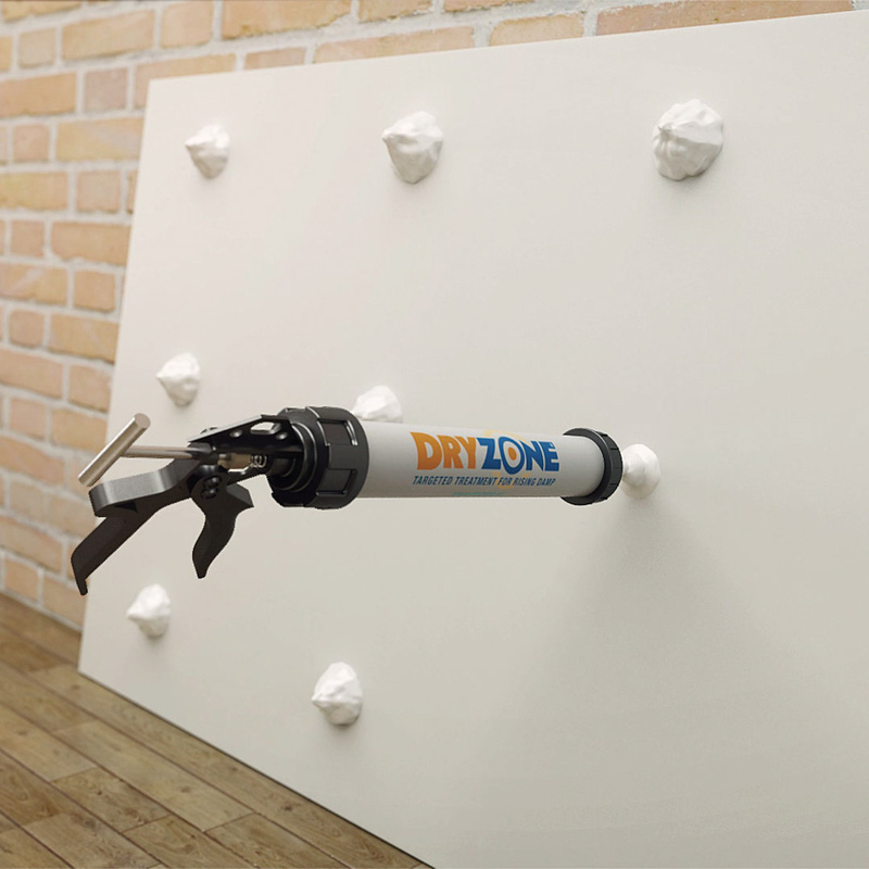 Dryzone High Viscosity Applicator Gun With Extended Injection Nozzle