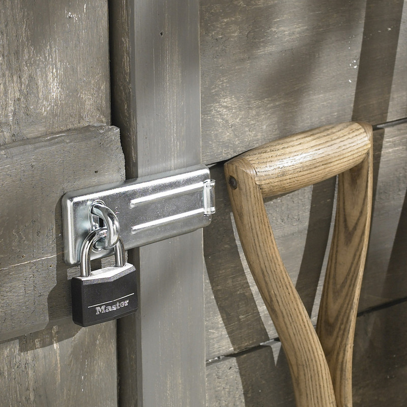 Master Lock Black Covered Aluminium Padlock