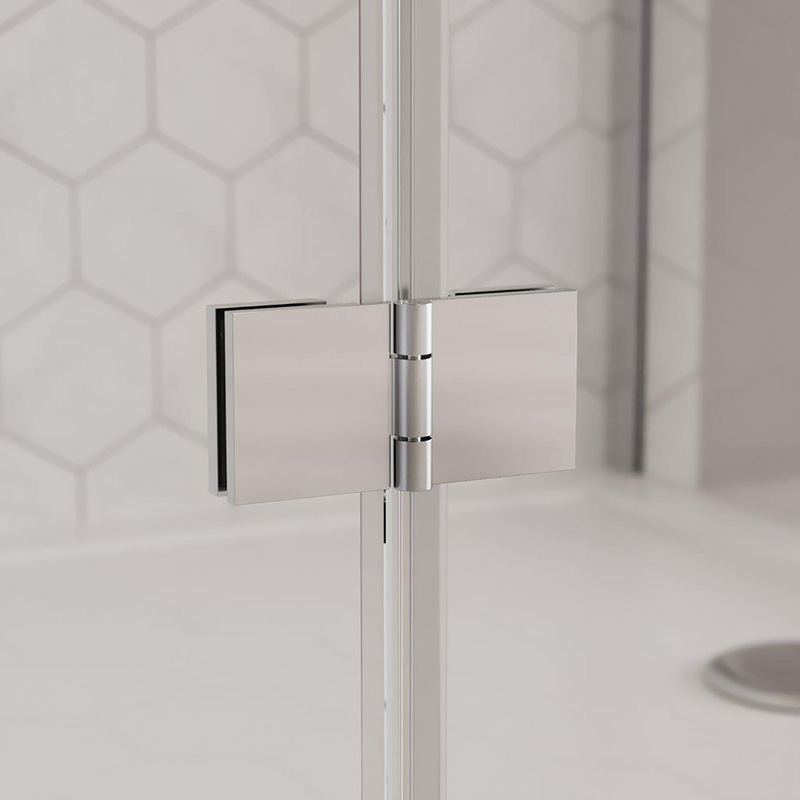 Aqualux Frameless 6mm Shower Enclosure Hinged Door Only 760mm Toolstation