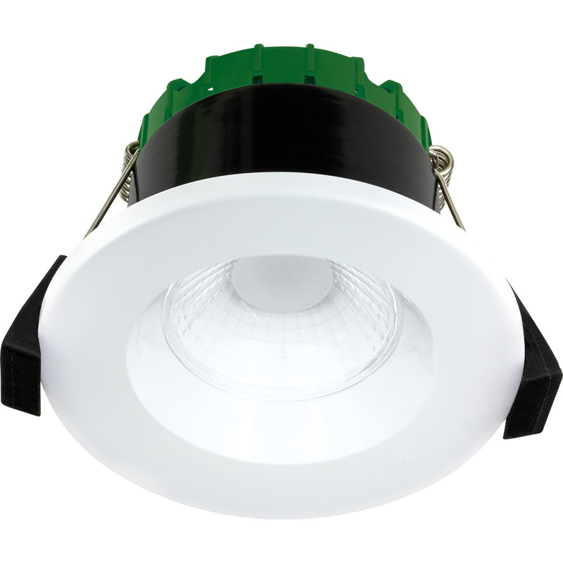 Luceco FType Compact Regressed Integrated Colour Changing CCT 6W Fire Rated IP65 Downlight