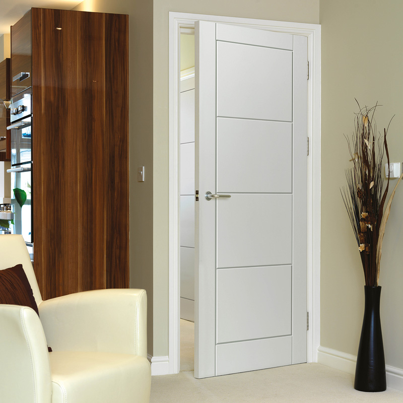 Quattro White Internal Door