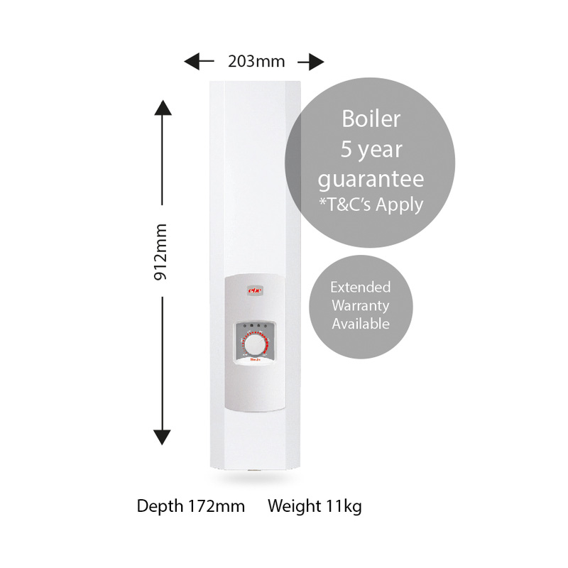 EHC SLIM JIM Electric Flow Boiler 14.4kW Toolstation