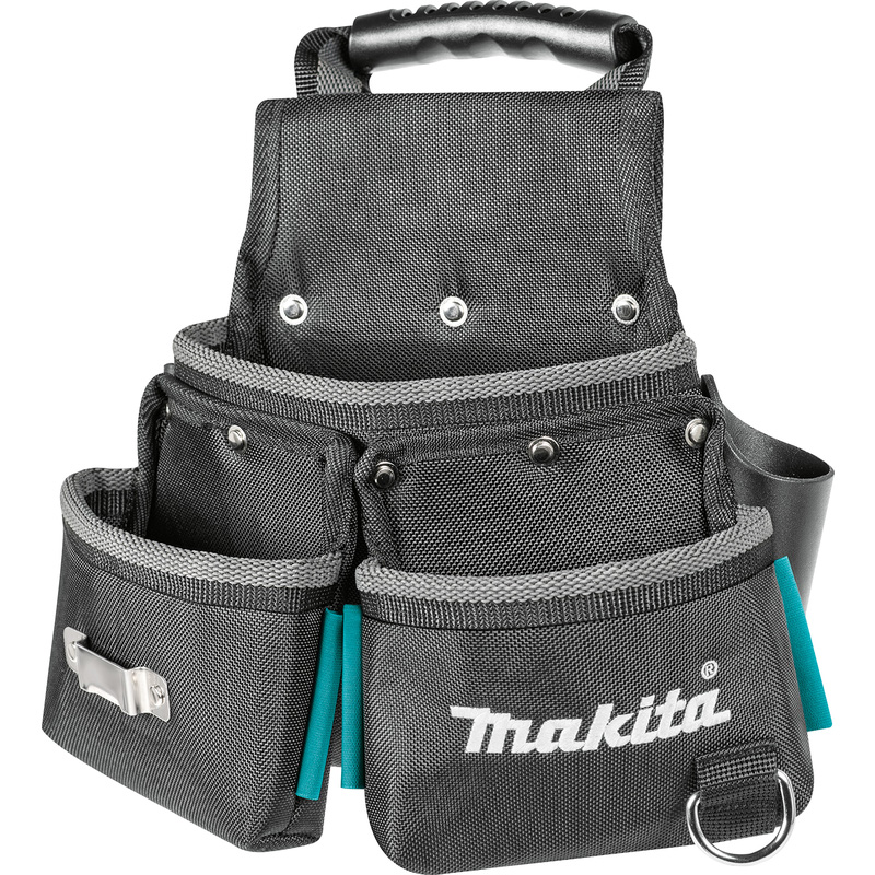 MAKITA Professional 2-Pocket Fixings Pouch/Tool Holder Gold Basic Series 66-103 
