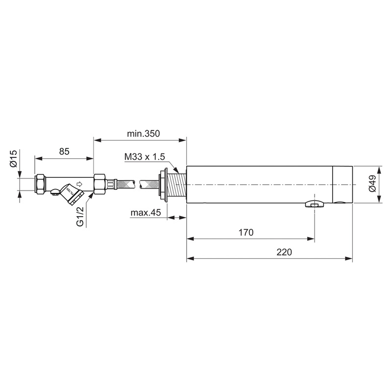 Armitage Shanks Sensorflow E Taps Sensor Basin Tap Battery Operated