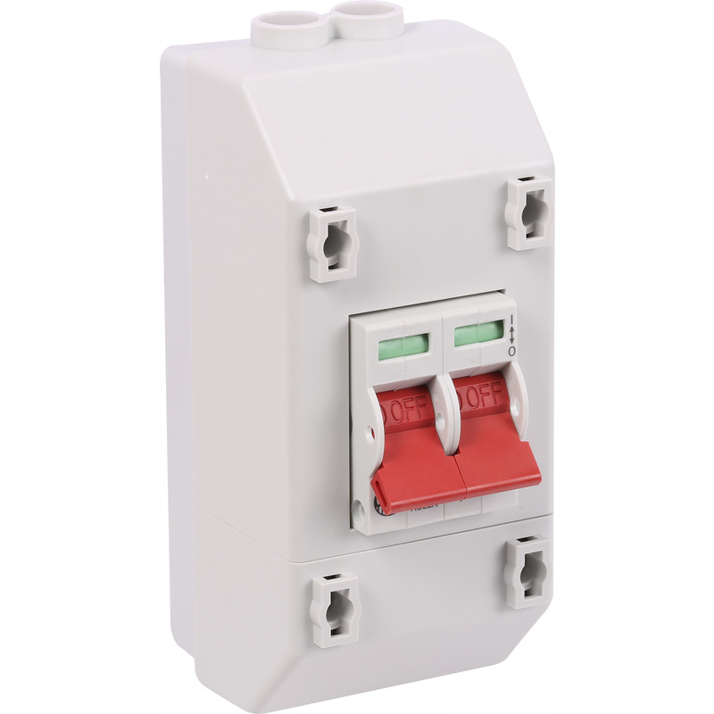 Wylex 2 Pole Isolator Switch With Enclosure